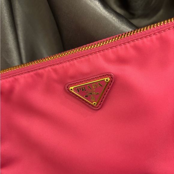 Prada Pink Nylon Cosmetic Pouch - Picture 8 of 10